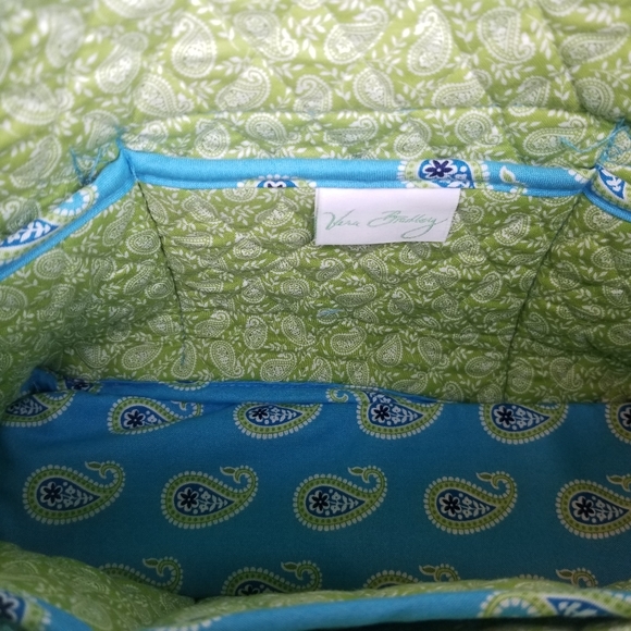 2 Vera Bradley Bags; 1 Blue Paisley Mini Tote Bag + 1 Frannie Lilli Bell Bag - Picture 13 of 15
